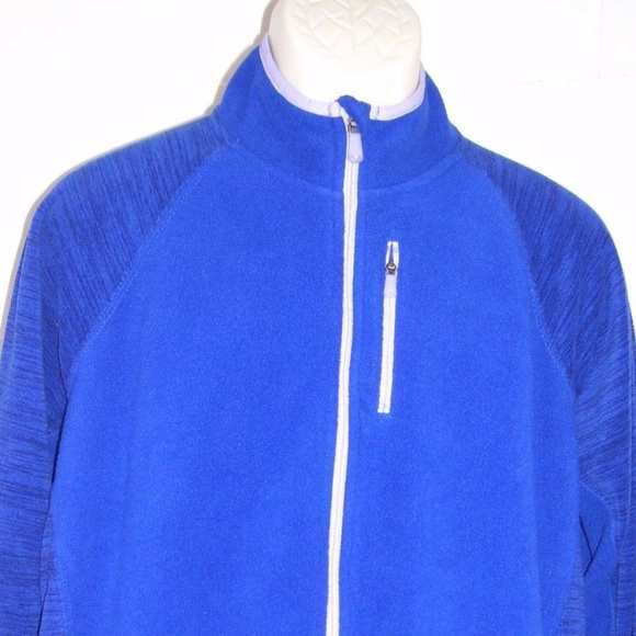 tek gear Jackets & Blazers - Tek Gear Long SLeeve Blue Fleece Jacket 2XL